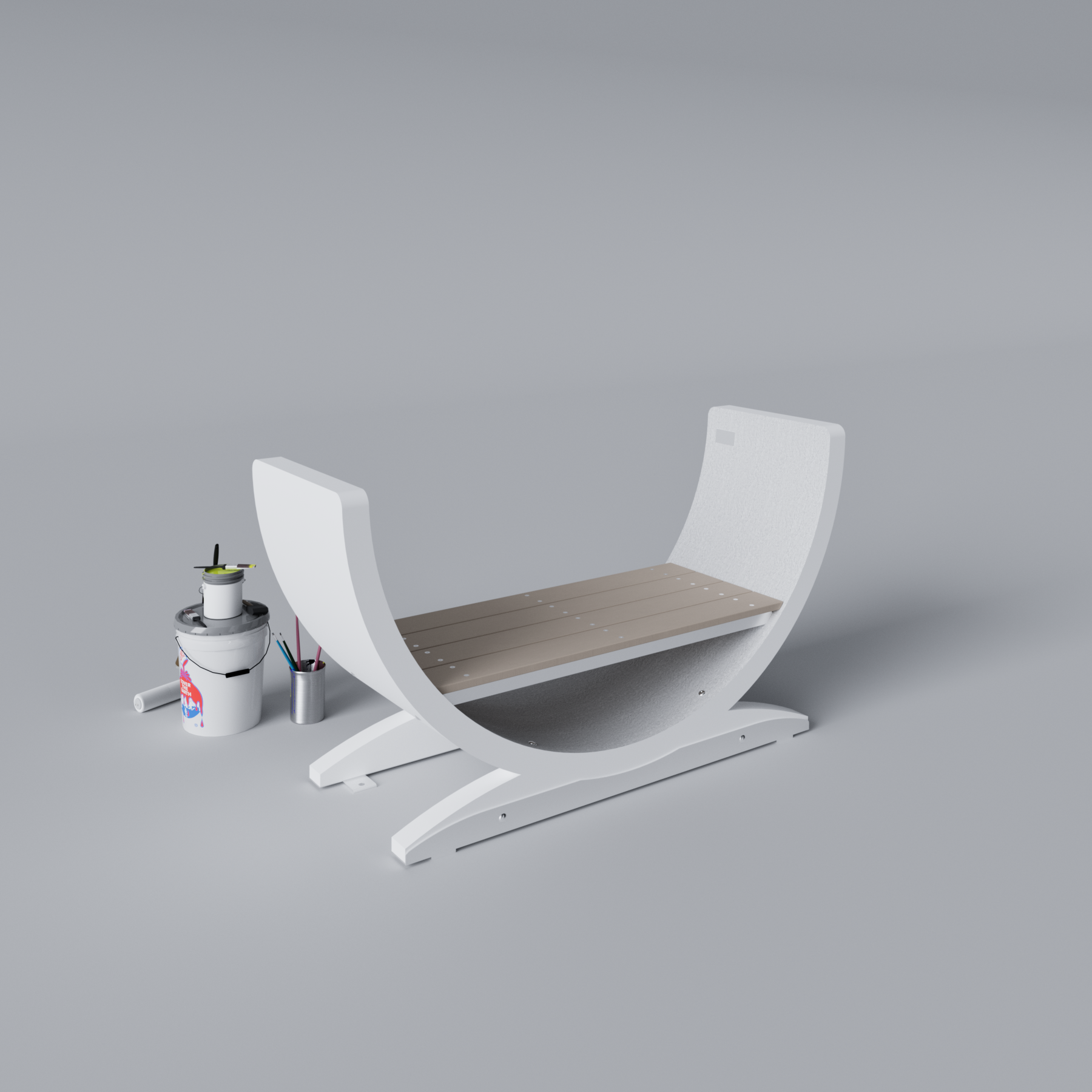 Wind Turbine Blade Open Bench Primed