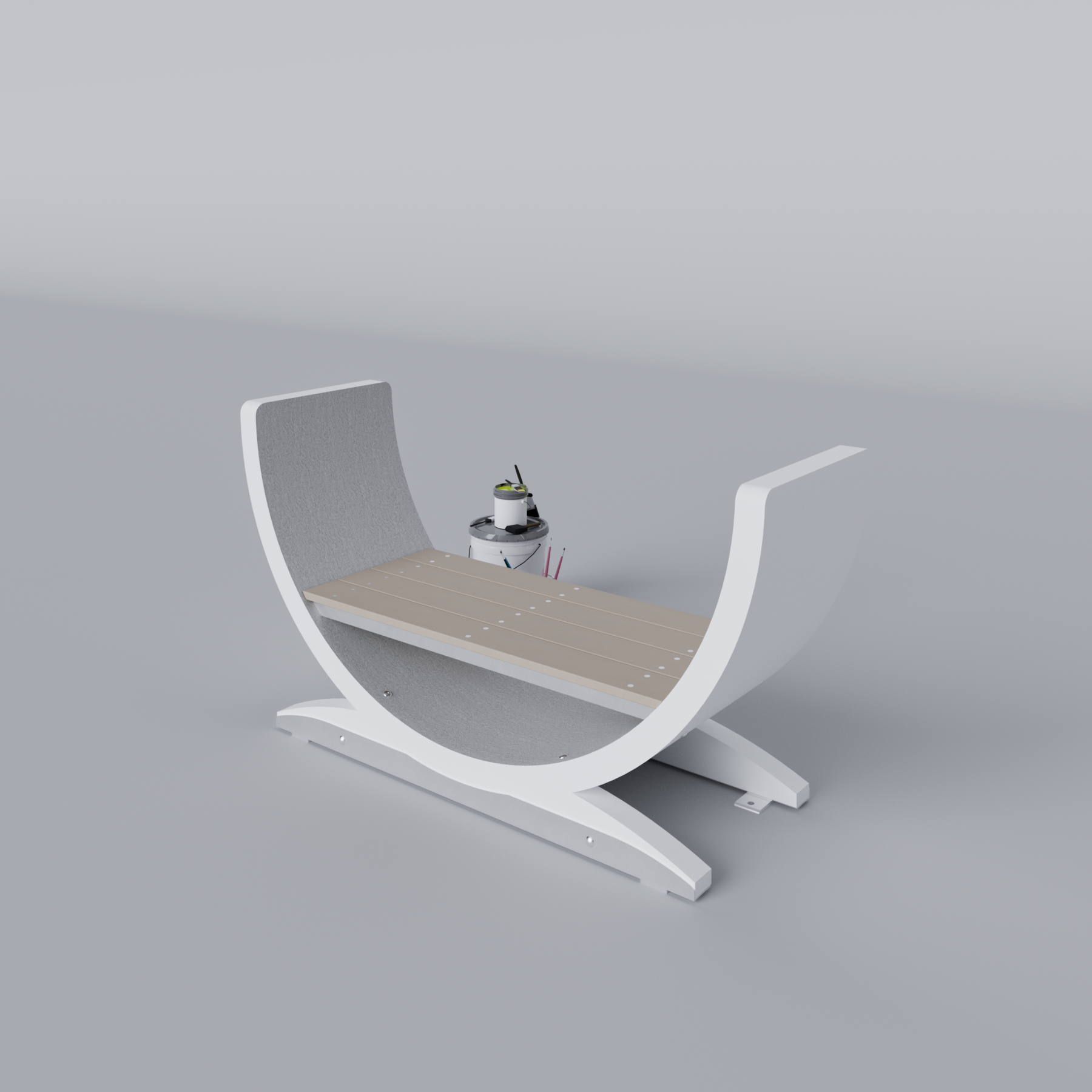 Wind Turbine Blade Open Bench Primed