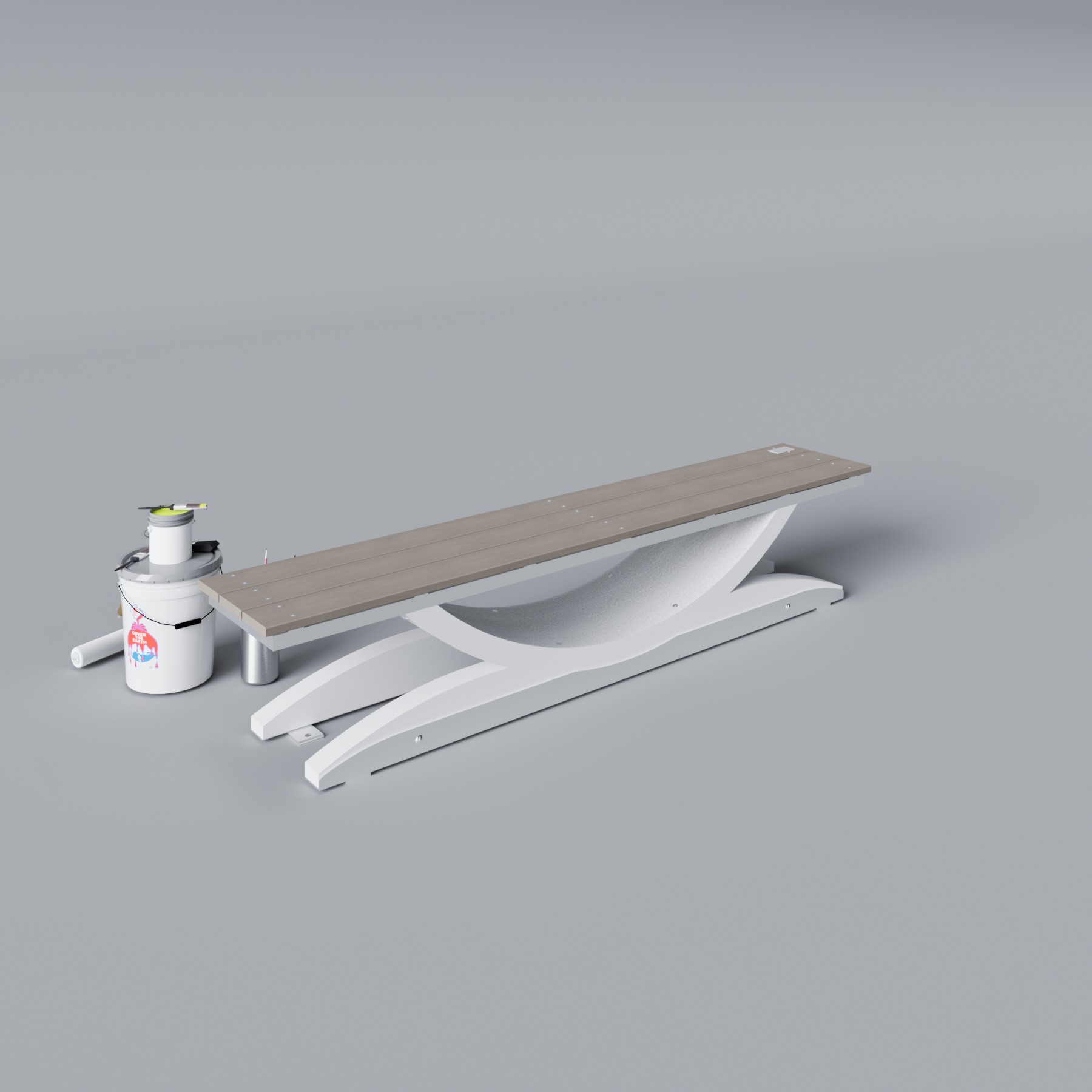 Wind Turbine Blade Open Bench Primed