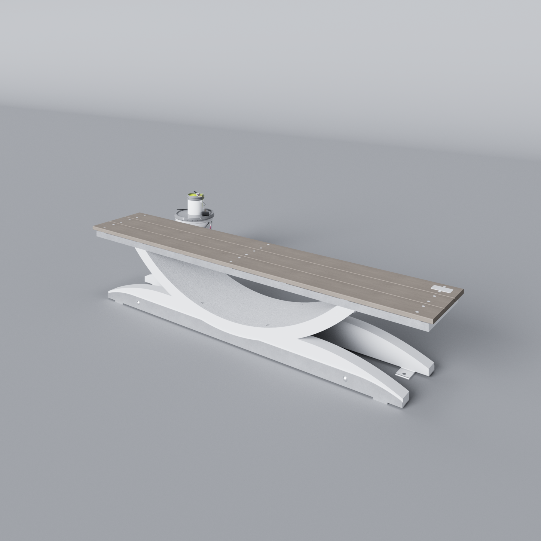 Wind Turbine Blade Open Bench Primed