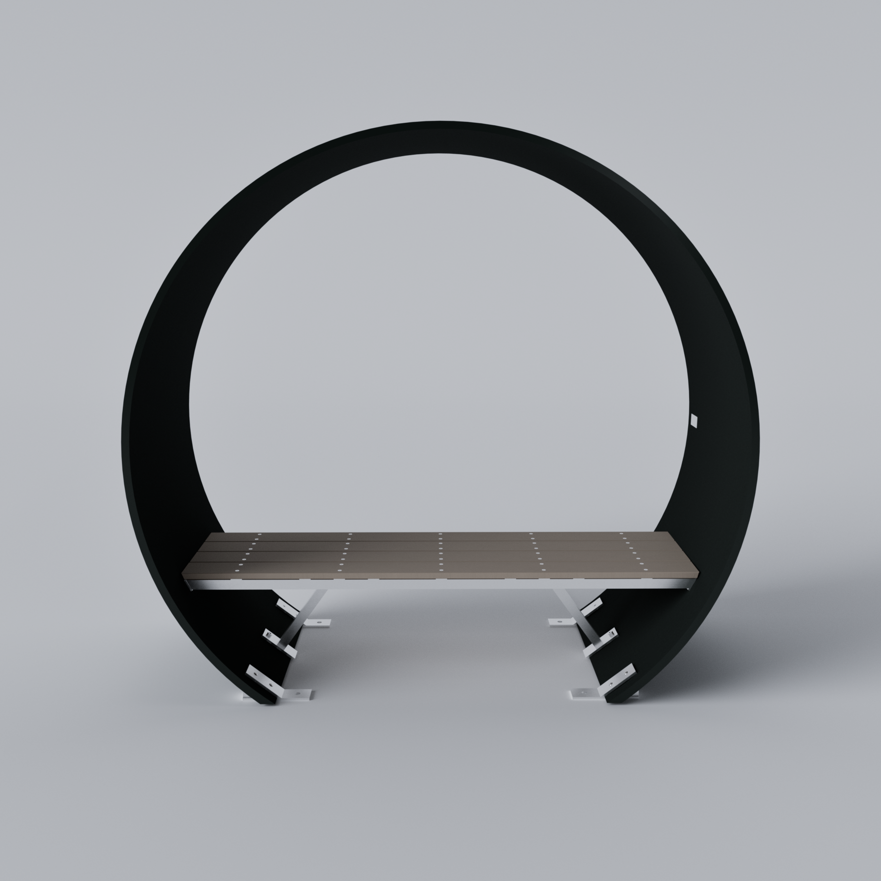 Wind Turbine Blade Covered Bench Jasper