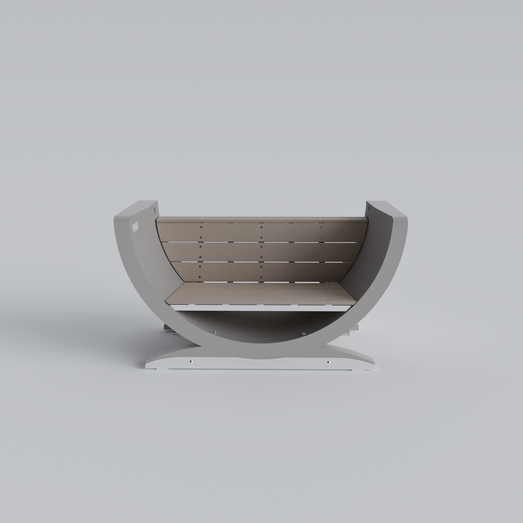 Open Wind Turbine Blade Bench Skyline Steel