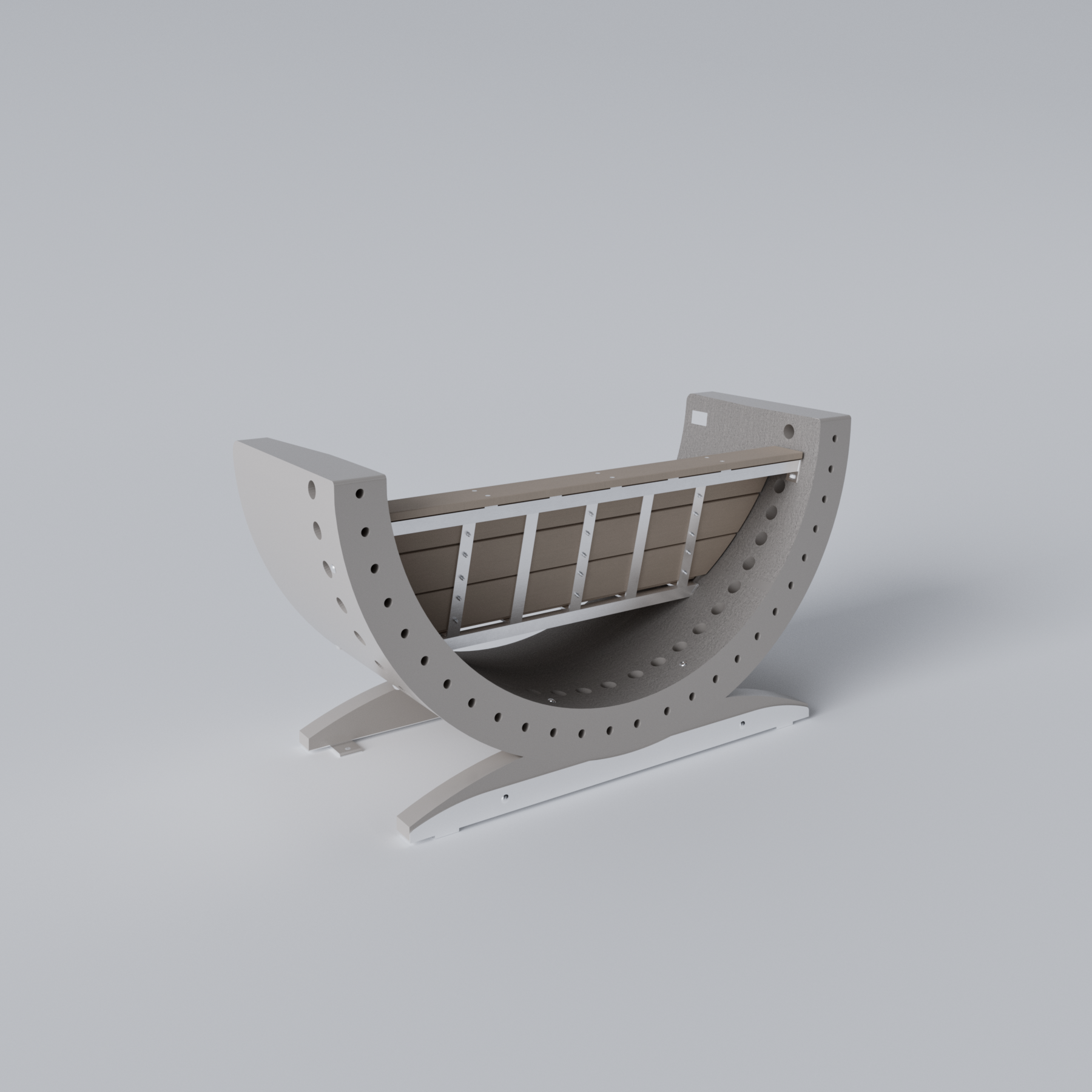 Open Wind Turbine Blade Bench Skyline Steel