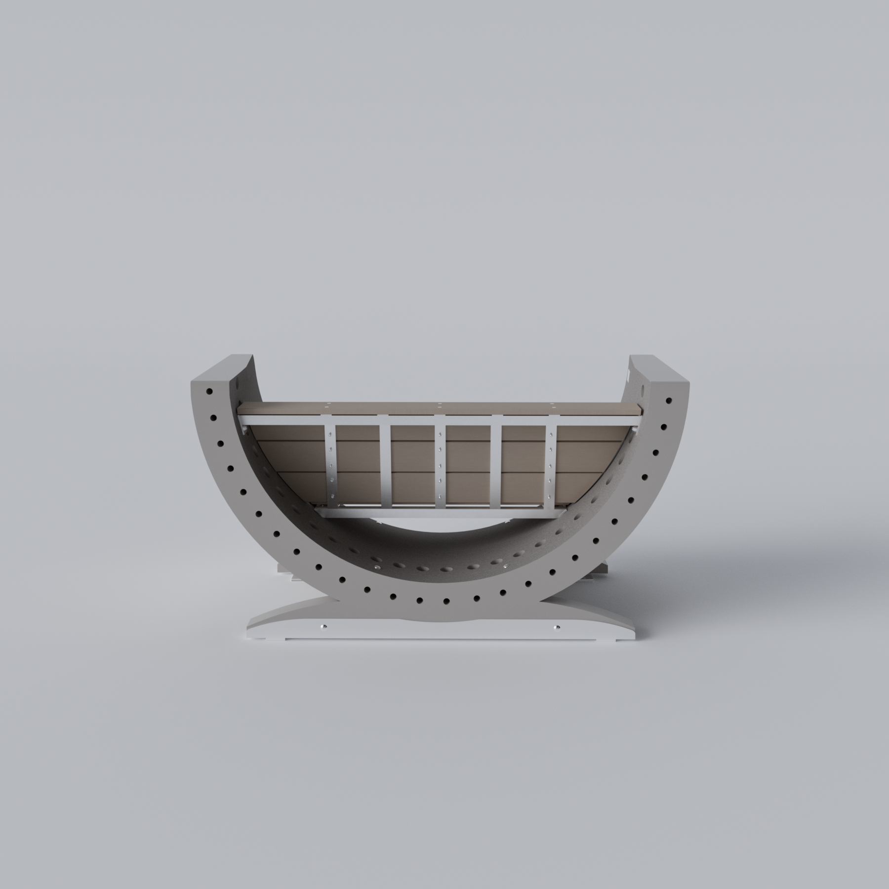 Open Wind Turbine Blade Bench Skyline Steel