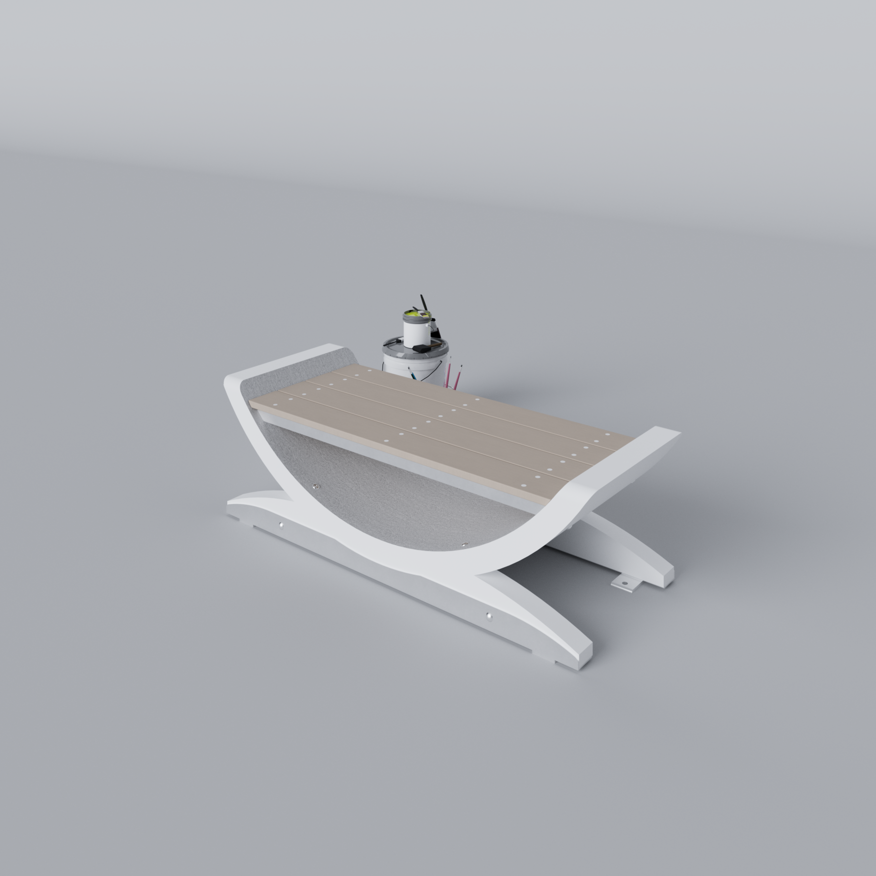 Wind Turbine Blade Open Bench Primed